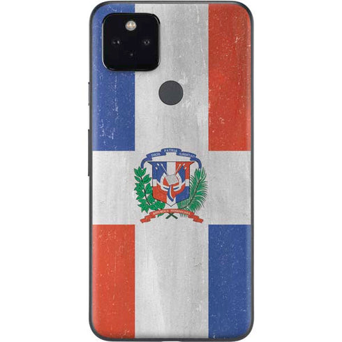 Dominican Republic Flag Faded Google Pixel 4a 5G Skin